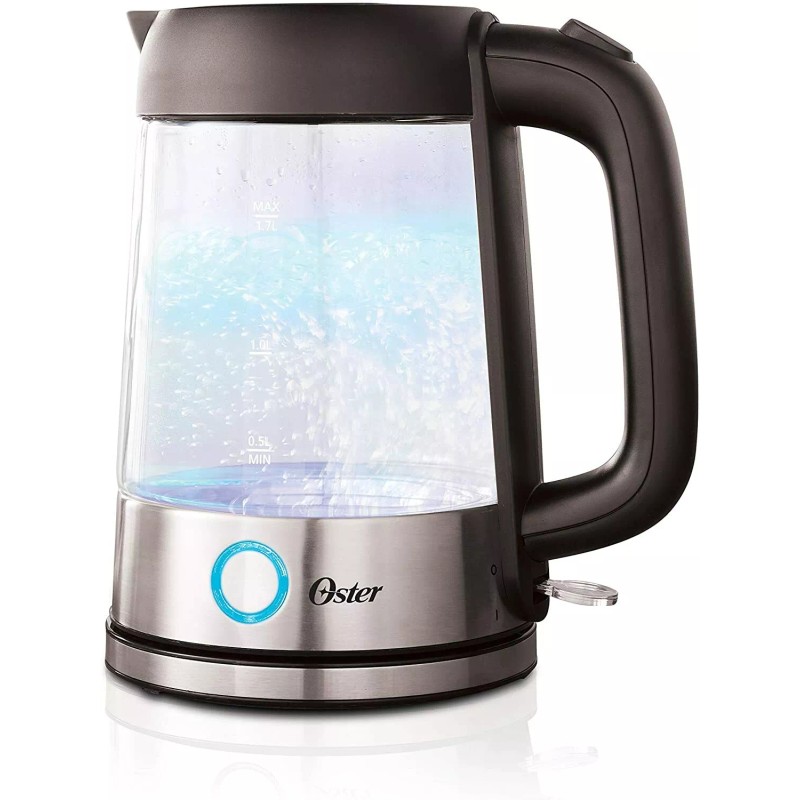 Mr. Coffee Oster 1.7L (7-Cup) Illuminating Glass Kettle with LED