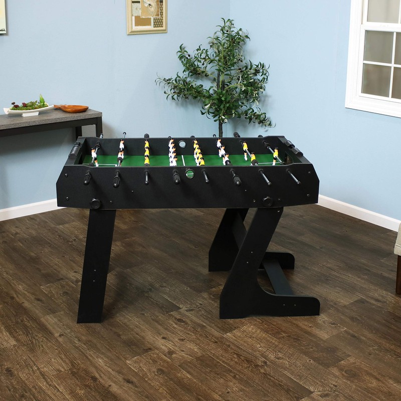Sunnydaze 48-Inch Foldable Foosball Table - Indoor Game Table for