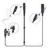 Amasu Walkie Talkie Earpiece Surveillance Headset Acoustic Tube Radio Earphone