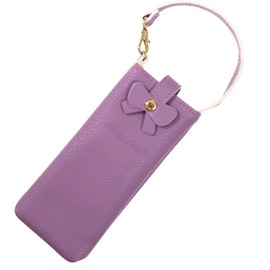 Zealot ZECS14 Fashion Pouch Type Soft PU Sunglasses Case with Large Cleaning Cloth, Amethyst