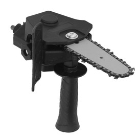 Plastic Handle, Electric Drill, Chainsaw, Stainless Steel Conversion Head Adapter, Easy Assembly, Electric Drill to Saw Adapter for (For 4 Inch Drill)