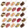 72-Mini Clear Acrylic Plastic Scoops for Candy - Ice Cream