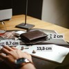 Baur Men's Genuine Leather Wallet with RFID Protection, Landscape Format,