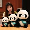 National Treasure Panda Plush Backpack Toy for Kids and Girls Panda Plush Gift Set 30cm 5ea