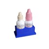 Znet3D Znet3D Eye Drop Bottle Organizer, 2-Slot Stand (Blue)