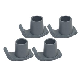 Walker Glide Skis, 4 Piezas Deslizadores de Goma Universales Reemplazo de Pies de Andador Deslizamientos Confiables Accesorio de Ayuda para la Movilidad para Personas Mayores