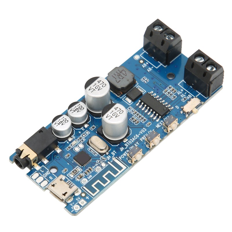 2 Channels Bluetooth 5.0 Stereo Power Amplifier Board Bluetooth Vocal