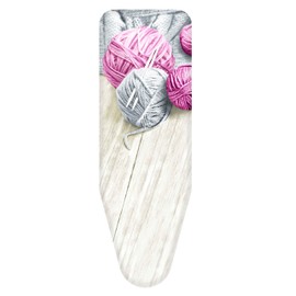 Colombo Ironing Cover 120 x 40 cm Gomitoli Size L, Cotton, Pink Balls, 120x40