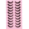 Eyelashes Russian Strip Lashes Natural Fluffy Wispy D Curly Effect
