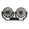 Unbranded Foldable Dual Head Fan Silent Cooling 2 Speeds 360