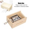 Music Box 15 Note Hand Crank Compact Retro Style Attractive