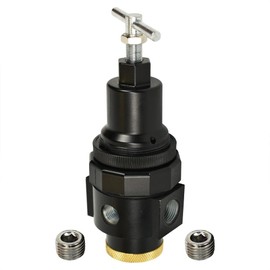 Interstate Pneumatics W1140T 1/4 Inch Standard 'T' Handle Air Regulator 0-125 PSI