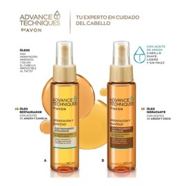 Serum Cabello Argan Y Coco Seco Anti Frizz Tratamiento Avon