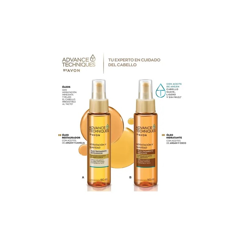 Serum Cabello Argan Y Coco Seco Anti Frizz Tratamiento Avon