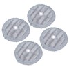 4PCS Fiber Mopping Pads High Strength Mop Cleaning Cloth Replacement
