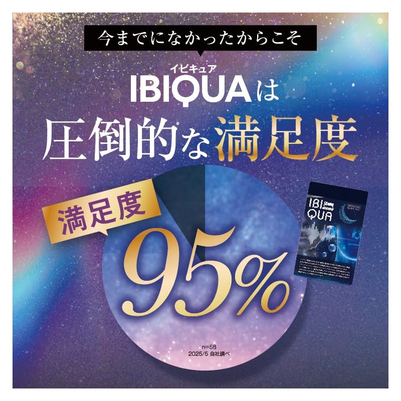 IBIQUA IBIQUA Sleep Supplement, 90 Tablets, 1 Month Work, Improves