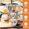 6Pcs Stainless Steel Chafing Dish Fuel Cans, Chafing Fuel Holders