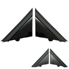 ROOOCYY Fiat 500 500C 312 Type Chinquecent Compatible A-pillar, Triangular Plate Cover, Outside Product, Left and Right Set (Glossy)