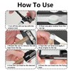 Billiard Cue Tip Shaper, 10-in-1 Pool Cue Repair Tool, Multifunctional