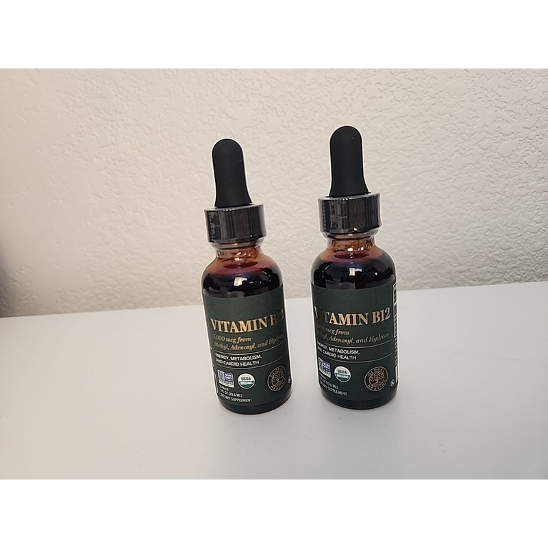 Global Healing Center Vitamin B12, 5000 mcg, Organic Liquid Sublingual