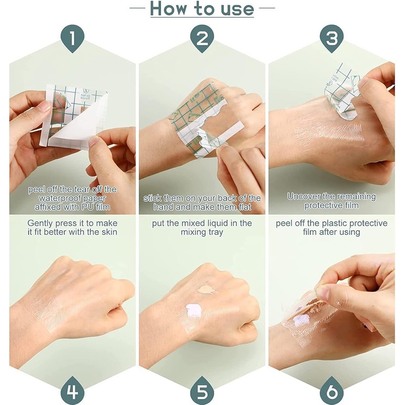 Paleta de maquillaje de mano de 100 unidades, cinta de