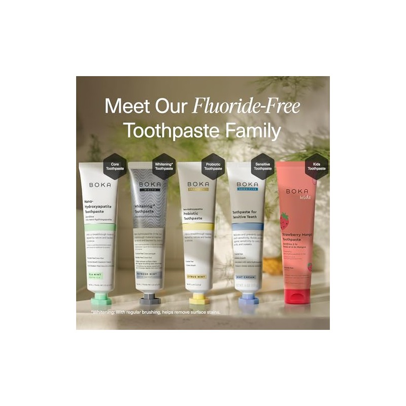 Revive MD- Boka Pasta de Dientes Libre de Fluoruro Nano