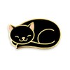 Pinsanity Cute Sleeping Cat Enamel Lapel Pin