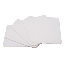 SKIR'CO (20 pcs) Plastic Flat Shims 1.5 mm, Frame Spacers 53 x 66 mm, Solid Leveling Spacers, Door and Window Frame Packers