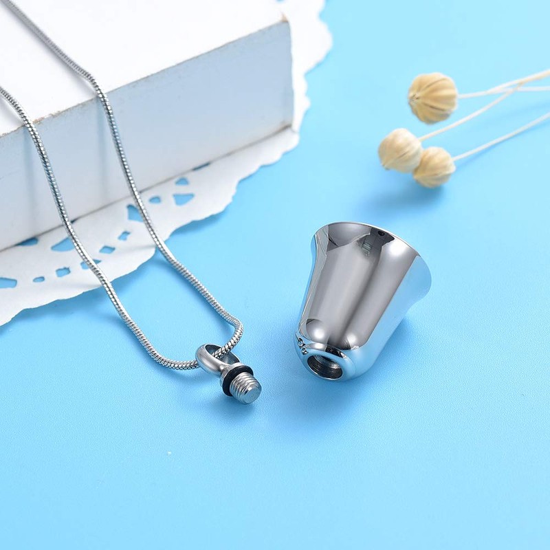 Oinsi Urn Necklace for Ashes Stainless Steel - Two Size