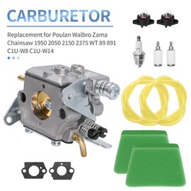 545081885 Carburetor Replacement for Poulan 1950 2050 2150 2375 Replacement for Walbro WT 89 891 WT-324 Replacement for Zama C1U-W8 C1U-W14 Chainsaw