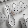City to Cottage® White and Black Polka Dot Handmade Hand