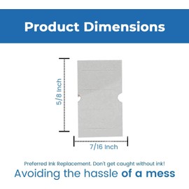 Perco White & Red Pricing Labels, 1 Line Price and Date Gun - 1 White and 1 Red Sleeve (2 Sleeves) Pack of 16 Rolls - 16,000 Price Marking Labels with Label Scraper Included