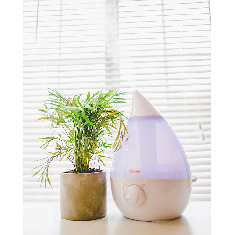 Crane Ultrasonic Humidifiers for Bedroom and Office, 1 Gallon Cool