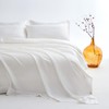 Candoury Satin Sheets Queen Bed Set 4 Pcs, Soft and