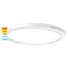 LUXRITE 12 Inch Round LED Flush Mount Ceiling Light Fixture,