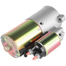 SCITOO Starter Motor SFD0024 6646 for FORD Excursion 2000-2005 5.4L 6.8L F-Series Pickups 1999-2010 4.6L for Mustang 2005-2010 4.6L F-450/F-550 6.8L 1.4kW/12 Volt CW 12-Tooth Pinion