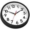 AKCISOT Wall Clock, Modern Small Wall Clocks Battery Operated 8