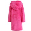 Girls Fleece Hooded Robes, Warm Printed Bath Robe for Kids