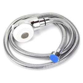 Salon Shampoo Bowl Equipment Sprayer (White & Chrome) 1/2" Female Hose