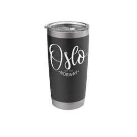 Oslo Norway Vacation City Travel Norway Stainless Steel Insulated Tumbler