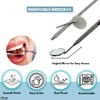 Dental Mirror Stainless Steel with Handle 6.5" Dentist Tool for
