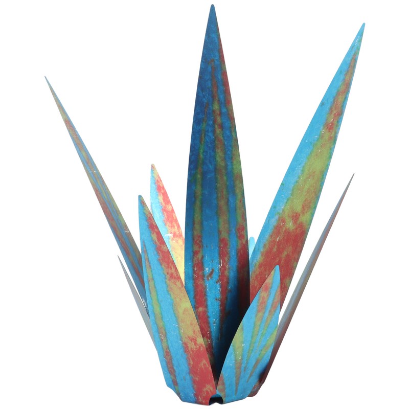 Tequila Sculpture Iron Plant Decor Metallic Luster Home Decoration for