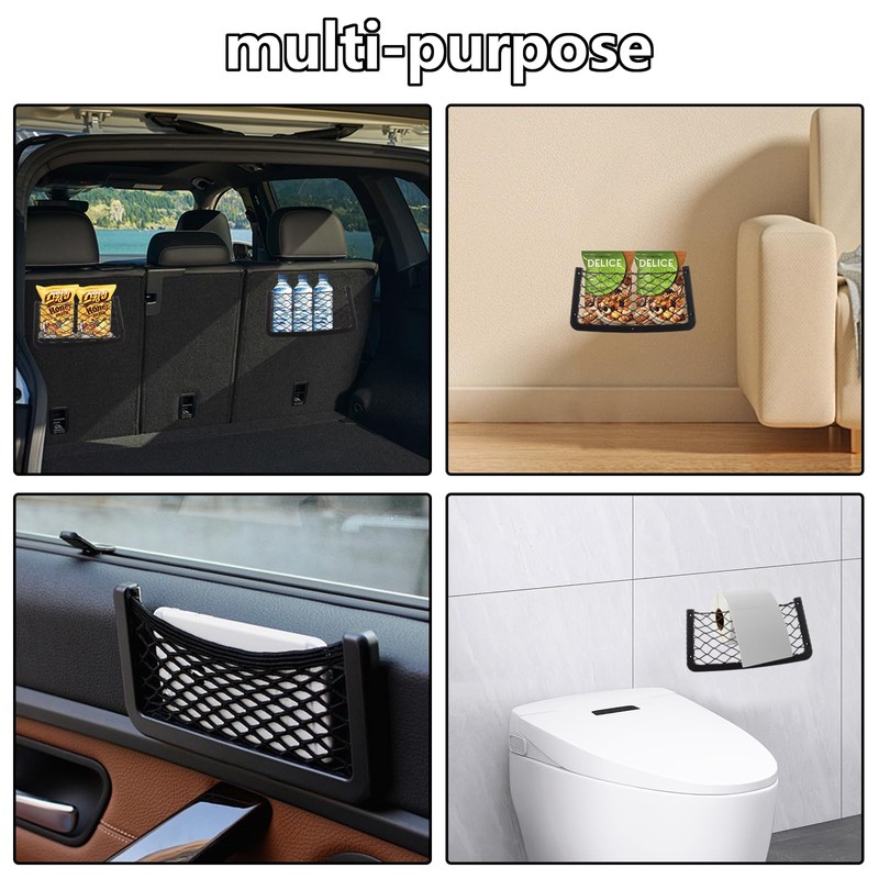 ASelected 2 Pcs Storage Nets for Campervans Car Storage With