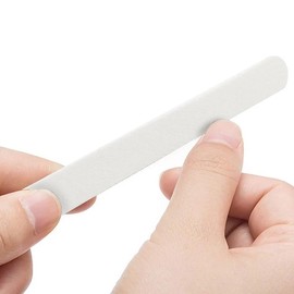 UR You Are Cosmetics - Pack of 50 Firm Double Sided 100/180 Grit Nail Files Manicure Nail Art Straight White 5"