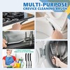 MyVaky 6Pcs Hard Bristle Crevice Cleaning Brush-Thin Gap Cleaning Brush,