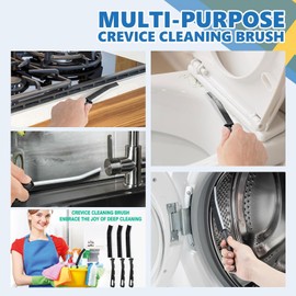 MyVaky 6Pcs Hard Bristle Crevice Cleaning Brush-Thin Gap Cleaning Brush, Small Cleaning Brush, Grout Brush, Kitchen Brush, Cleaning Tools for Toilet, Bathroom, Home, Bathtub, Sink, Household, Window