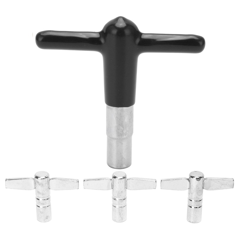 4 Pcs Drum Tuning Keys T Handle Metal Sturdy Smoothly
