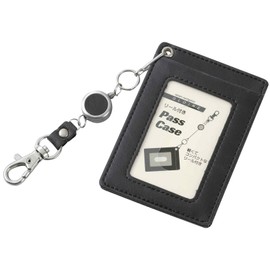 Reimei Fujii Pass Case Gloire, with Reel, blk