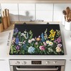 Stove Top Covers for Electric Stove,Herbs and Wilds Flowers Stove