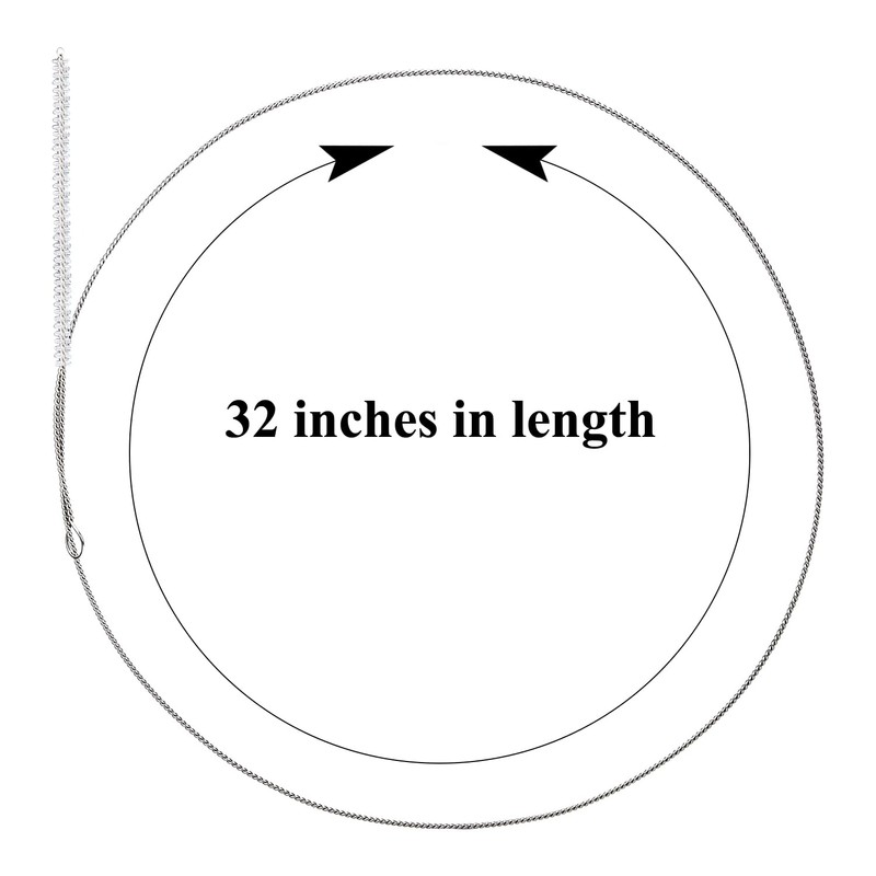 4 Pieces Feeding Tube Brushes, Long Pipe Cleaners Straw Cleaning